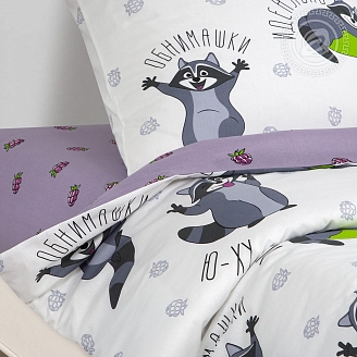 Детское постельное белье поплин арт.912 Енотики