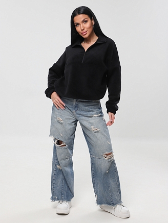 Женская толстовка М-216 / черный