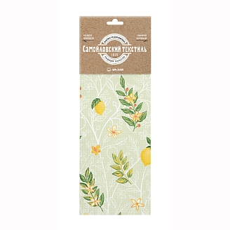 Полотенце кухонное вафельное "Самойловский Текстиль" / Лимонный сад компаньон