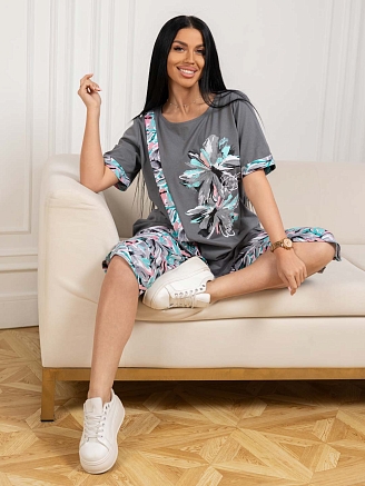 Женский костюм мод.2145 / Серый