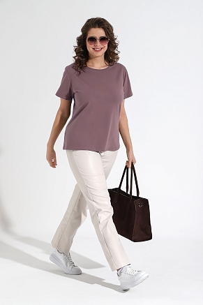 Женская футболка Базис-4 / лиловый
