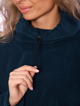 Женская толстовка Гретта / Изумруд