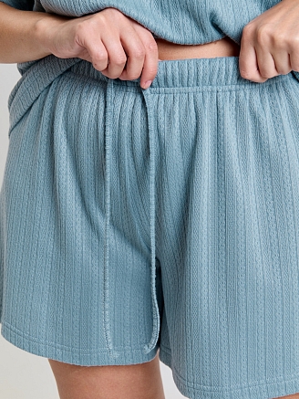 Женский костюм Материя-2 / серо-голубой