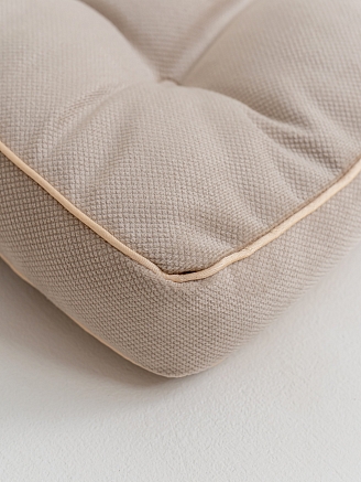 Подушка на стул с бортом / Бежевый