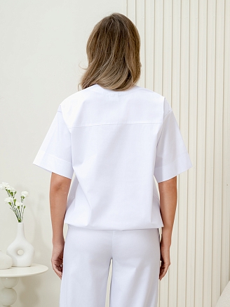 Рубашка медицинская женская М-202-0 Элит-145 / Стрейч