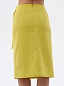 Женская юбка на запах с завязками на поясе Ю33Г / Горчица