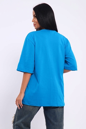 Женская футболка 803 / Морская волна