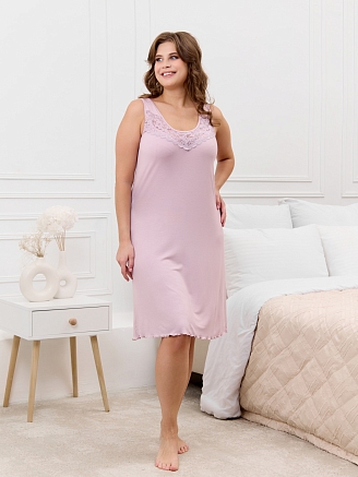 Женская ночная сорочка Этуаль / пудровый