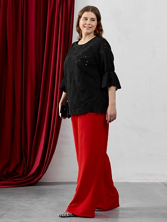 Женская блузка Милица-1 / черный-3