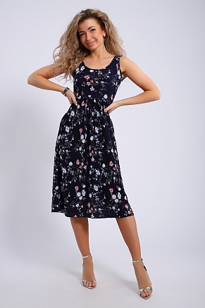 Сарафан женский 18109 / сине-розовый