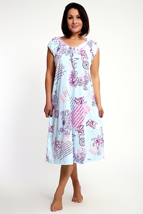 Женская сорочка 88131 / голубой