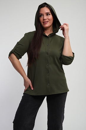 Женская рубашка 31987 / хаки