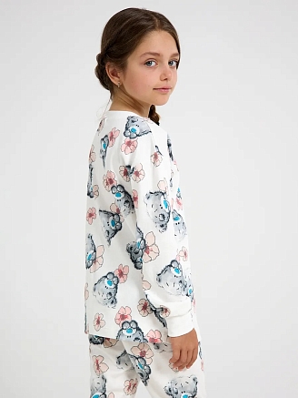 Детская пижама с брюками "Утро" / Мишка Тедди