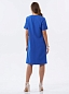 Женское платье с пуговицами П464СИ / Синий