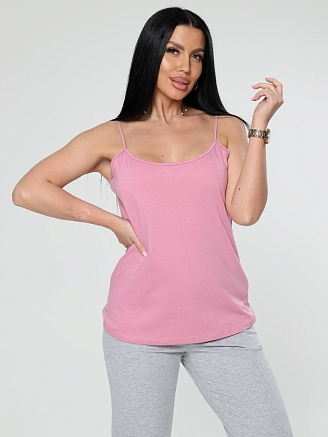 Женская майка Долси / розовый