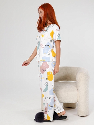 Женская пижама Мирин / молочный