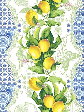 Полотенце кухонное вафельное / Лимончелло 1