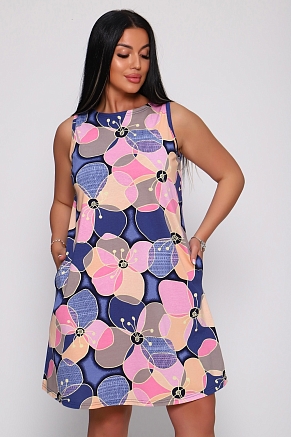 Женское платье Флора Love 726 / Джинс