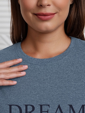 Женская туника Всплеск-2 Т-411 / синий