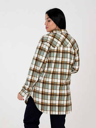 Женский жакет ЖФ-753 / Зеленая клетка