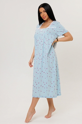 Женская ночная сорочка 2288 / Голубой