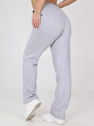Женские брюки БФ-02 / Серый меланж