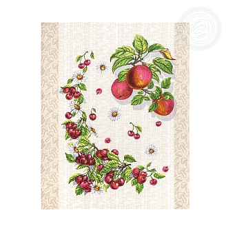 Набор полотенец рогожка / Дары осени