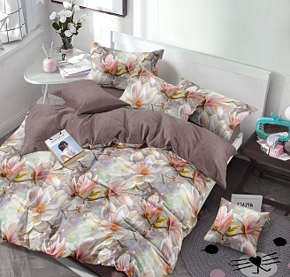 Постельное белье поплин люкс / Нежные цветы