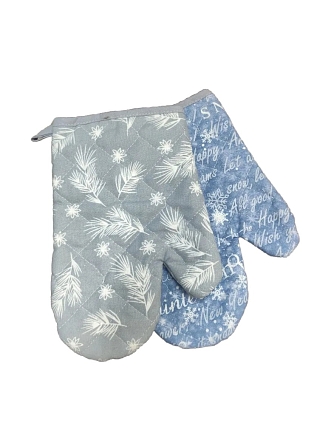 Прихватка-рукавица рогожка / в ассортименте