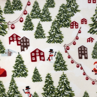 Покрывало Happy Family велсофт Новогодние каникулы