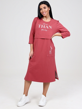 Женское платье СПРИНТ ПлФ-43 / Брусничный