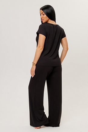 Женский костюм с брюками 2280 / Черный