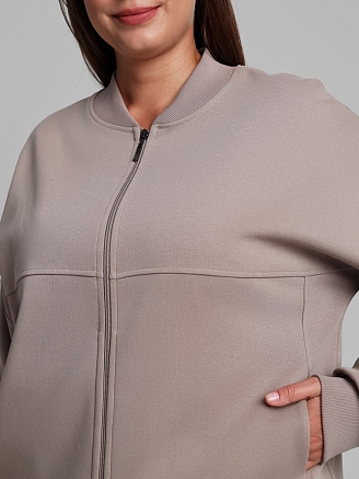 Женский бомбер Авенсис-1 / бежевый