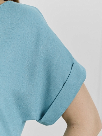 Женское платье Скарлет ПЛ-417 / бирюзовый