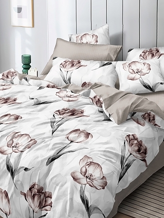 Постельное белье поплин Эксклюзив (молния) / Асти