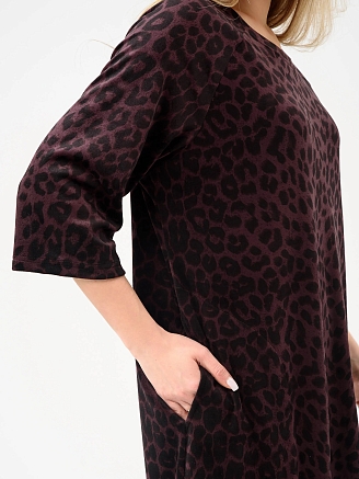 Женская туника "Сафари" 2427-В / Бордовый
