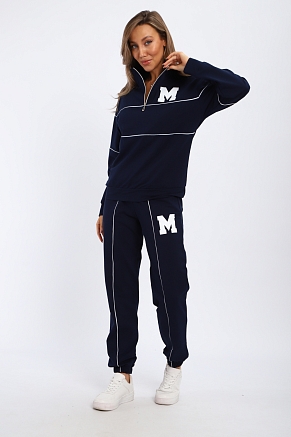 Женский костюм с брюками 74720 / синий