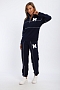 Женский костюм с брюками 74720 / синий