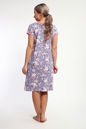 Женский халат 85037 / серый