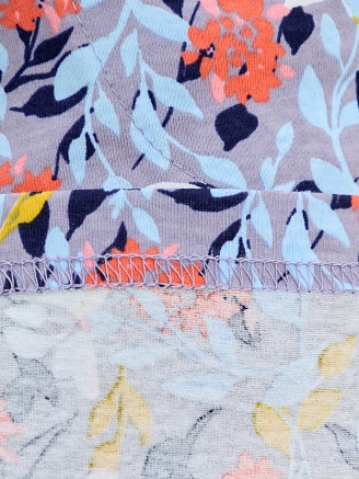 Женский халат Рейна / серо-голубой