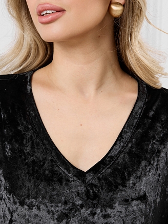 Женская туника Мерцание-1 / чёрный