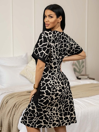 Женский халат мод.2090 / Черный