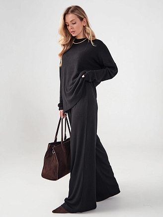 Женский костюм "Ангора" 2412-Л / Черный