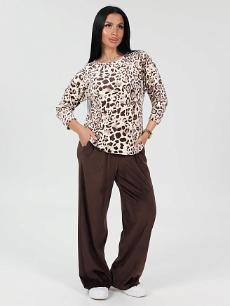 Женский костюм Лоренза / коричневый