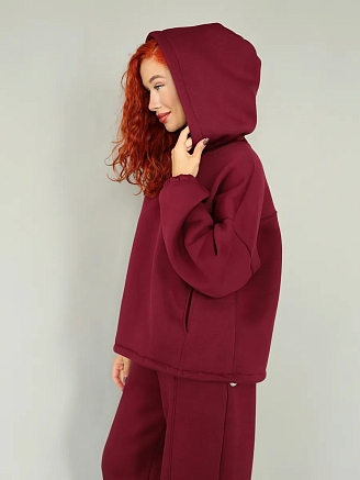 Женский костюм с брюками 2246/3 / Бордовый