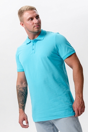 Футболка-поло мужская 14401 / ментол