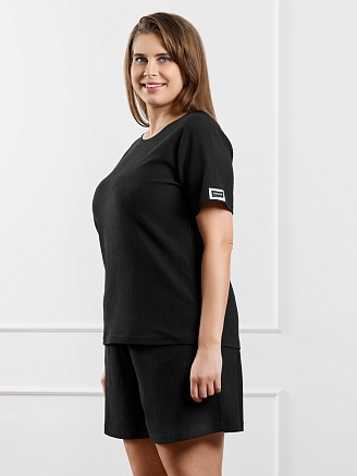 Женская футболка Рената-4 / чёрный