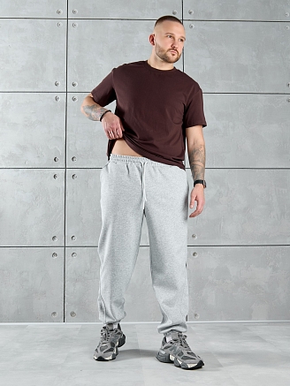 Мужские брюки Акс-2 / серый меланж
