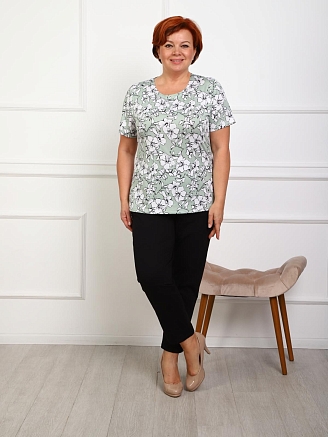 Женская футболка Оранжерея / Оливковый