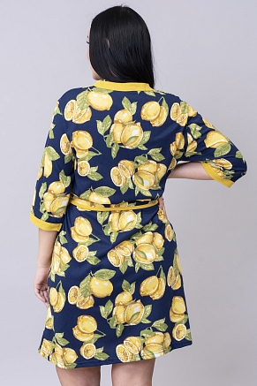 Женский халат М-139 / лимон